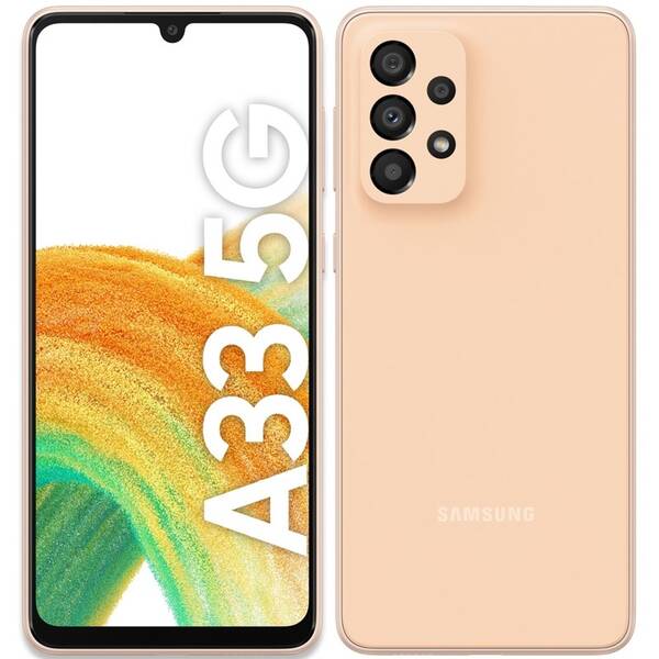 Mobilní telefon Samsung Galaxy A33 5G oranžový

