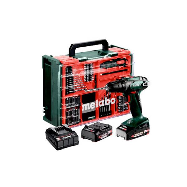 Vrtací šroubovák Metabo BS 18 Set MD (s baterií) 

