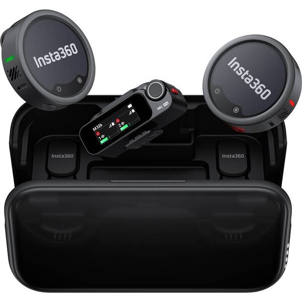 Mikrofon Insta360 Mic Pro (2 TX + 1 RX) černý

