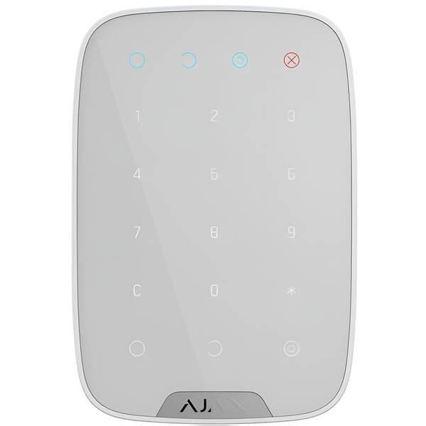 Klávesnice k alarmům AJAX KeyPad bílá

