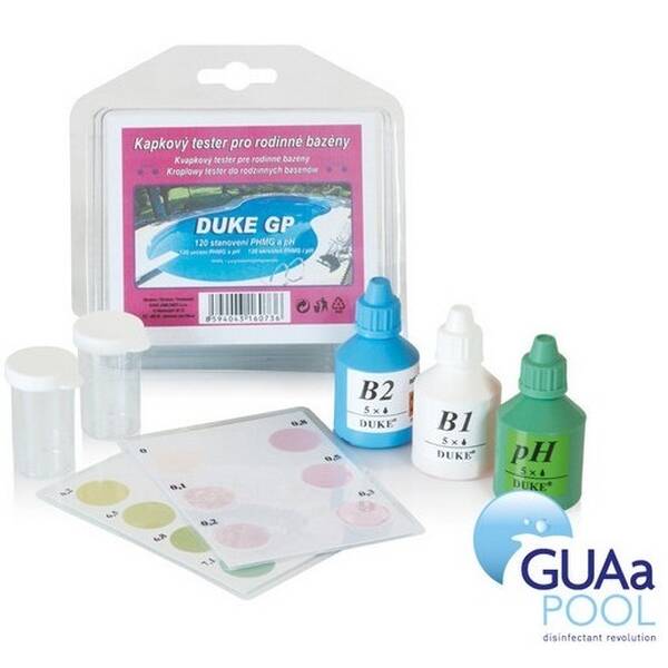 Tester Guapex Duke GP pH a bezchlorovou chemii 


