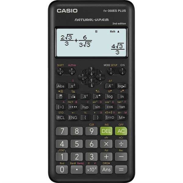 Kalkulačka Casio FX 350 ES PLUS 2E černá barva
