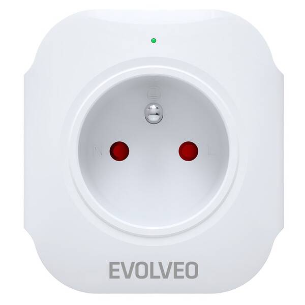 Chytrá zásuvka Evolveo Porta F16, Wi-Fi s měřením spotřeby 

