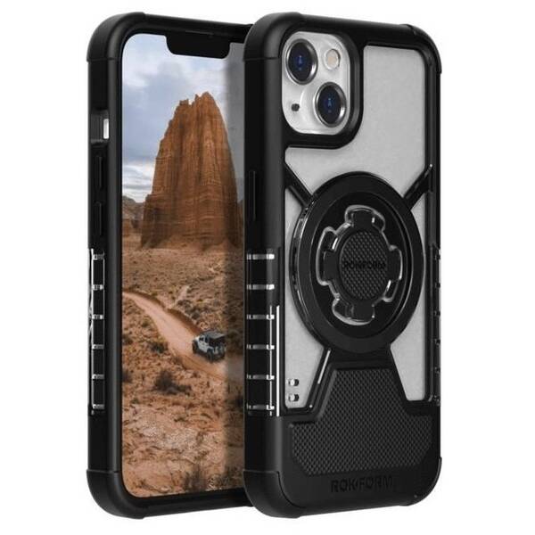 Kryt na mobil Rokform Crystal na Apple iPhone 13 černý/průhledný

