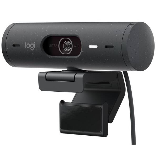 Webkamera Logitech Brio 500 šedá

