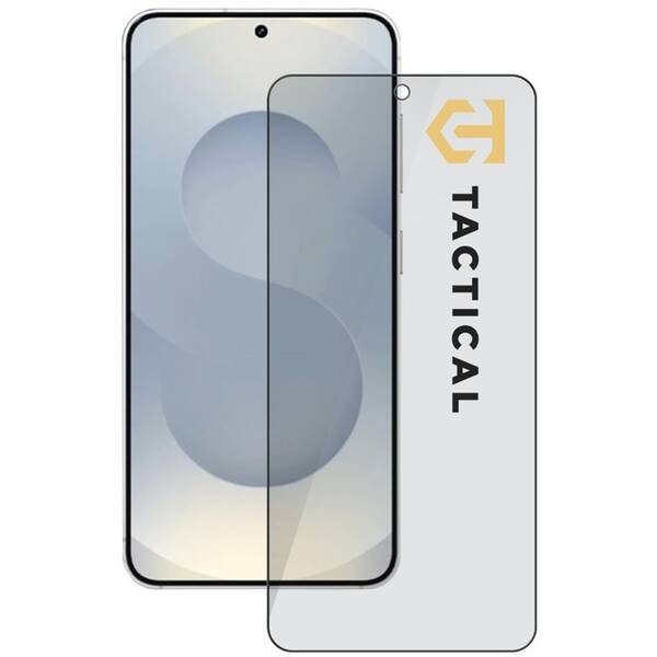 Tvrzené sklo Tactical Glass Shield Privacy Stealth 5D na Samsung Galaxy S26 černé


