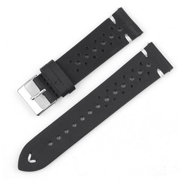 Řemínek RhinoTech univerzální Genuine Leather Quick Release 20mm černý

