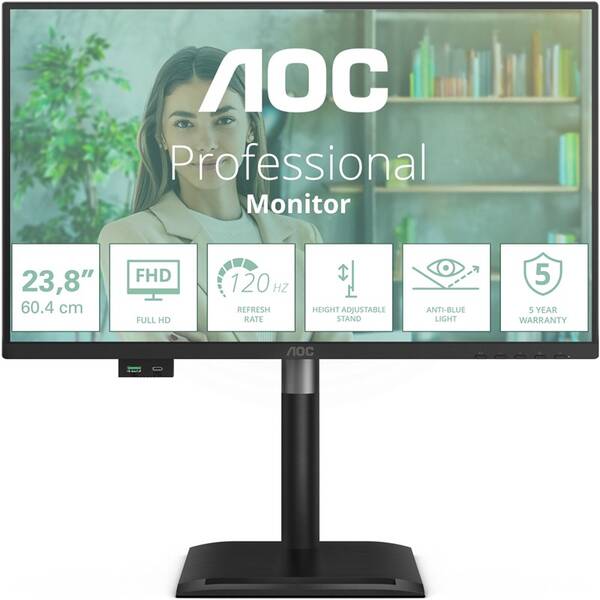 Monitor AOC 24P4U černý

