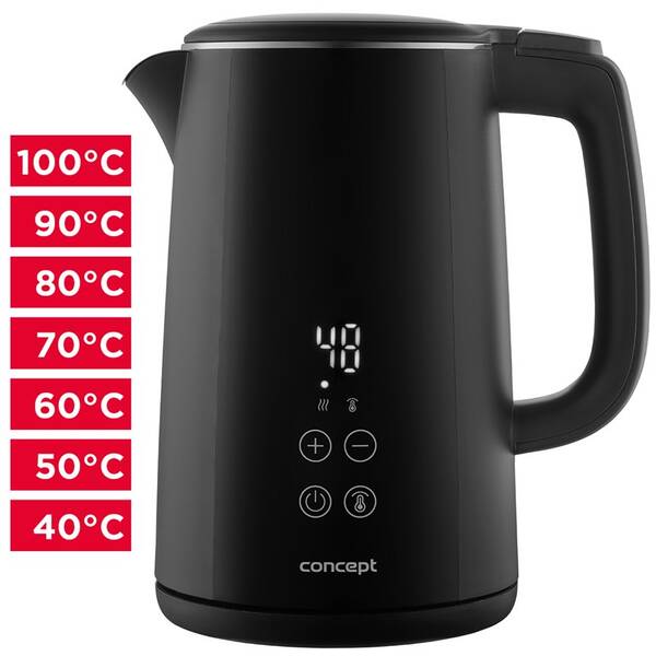 Rychlovarná konvice Concept RK3360 černá

