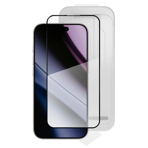 Tvrzené sklo Epico AntiReflective Glass 3D DF na Apple iPhone 13/13 Pro/14/16e/17e s aplikátorem 

