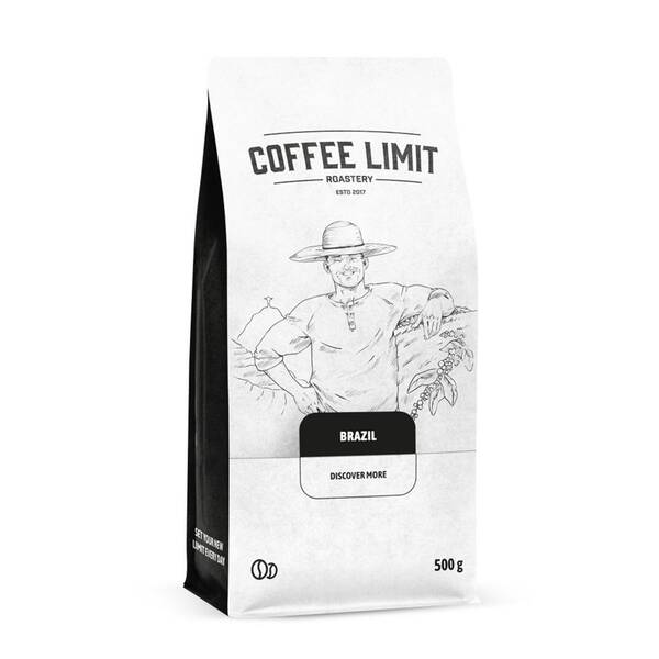 Káva zrnková COFFEE LIMIT Brasil Mogiana Casa Loreta 500 g 


