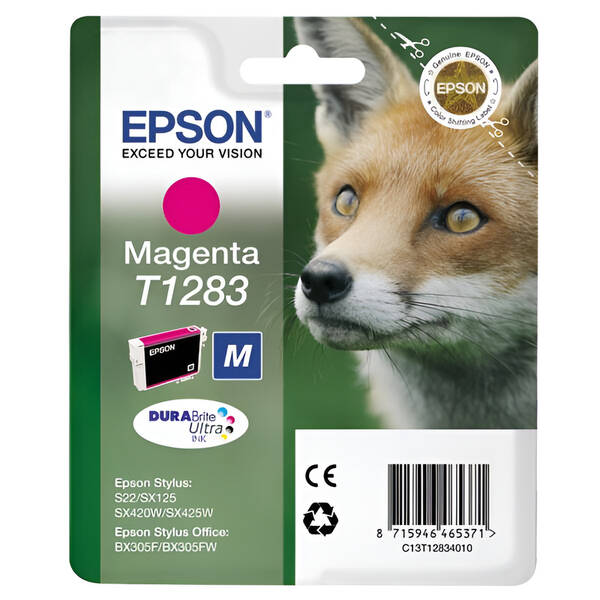 Inkoustová náplň Epson T1283, 3,5 ml purpurová

