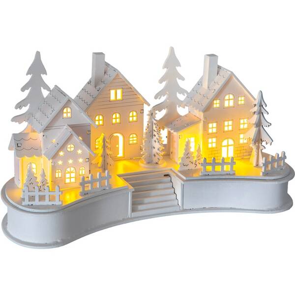 LED dekorace RETLUX RXL 407, vesnička bílá, 6 LED, teplá bílá 

