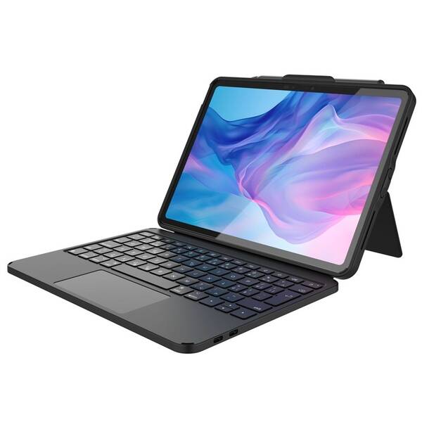 Pouzdro na tablet s klávesnicí FIXED Typee Enduro na Apple iPad Pro 11" (2018-2022)/iPad Air (2020-2025), CZ černé

