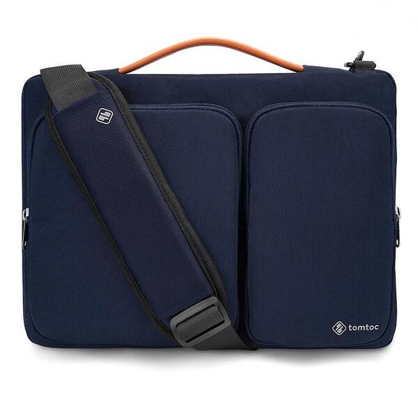 Brašna na notebook tomtoc Messenger na 16" MacBook Pro 2019 modrá

