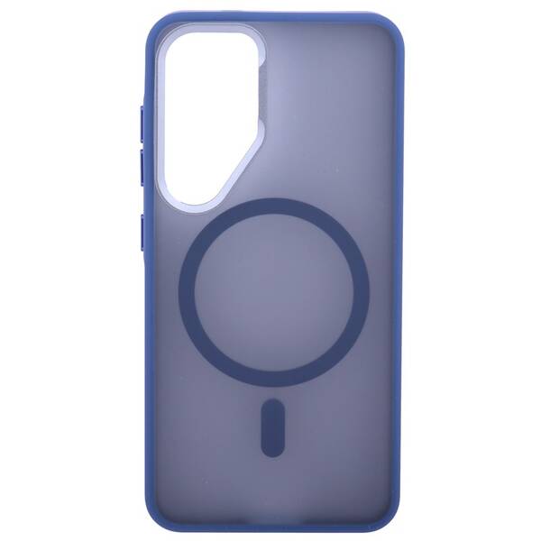 Kryt na mobil WG Matte Frame MagSafe Samsung Galaxy S25 5G modrý

