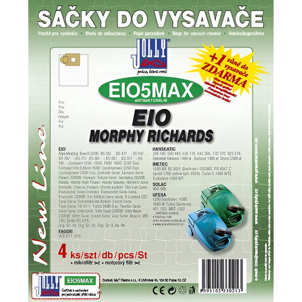 Sáčky do vysavače Jolly MAX EIO 5 (4 ks) 

