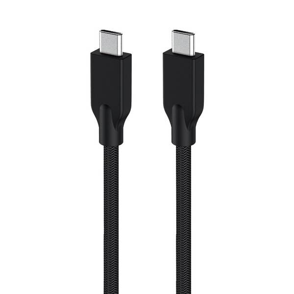 Kabel Genius USB-C / USB-C, 3A, PD 60W, 1m černý

