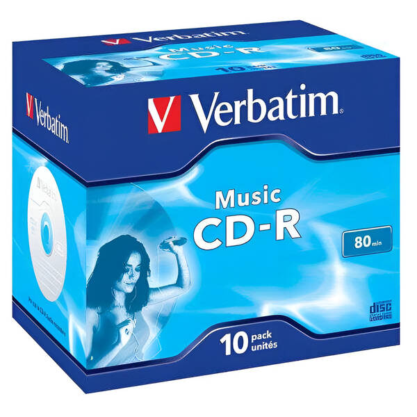 Disk Verbatim CD-R 700MB/80 min. AUDIO LIVE IT!, 10ks 

