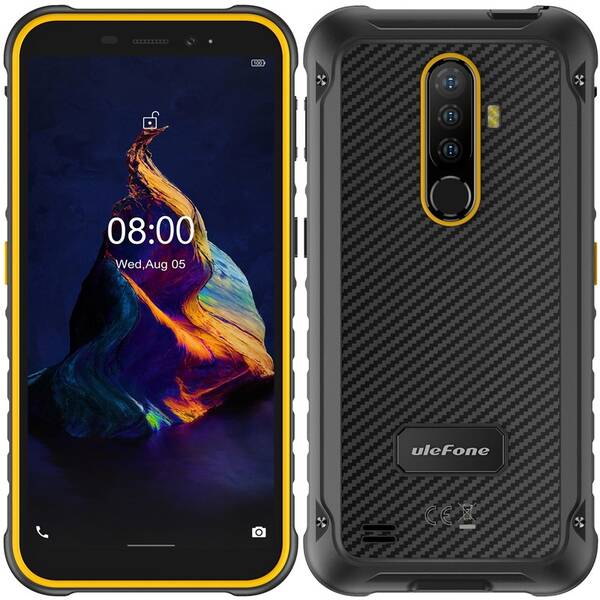 Mobilní telefon UleFone Armor X8 Dual SIM oranžový

