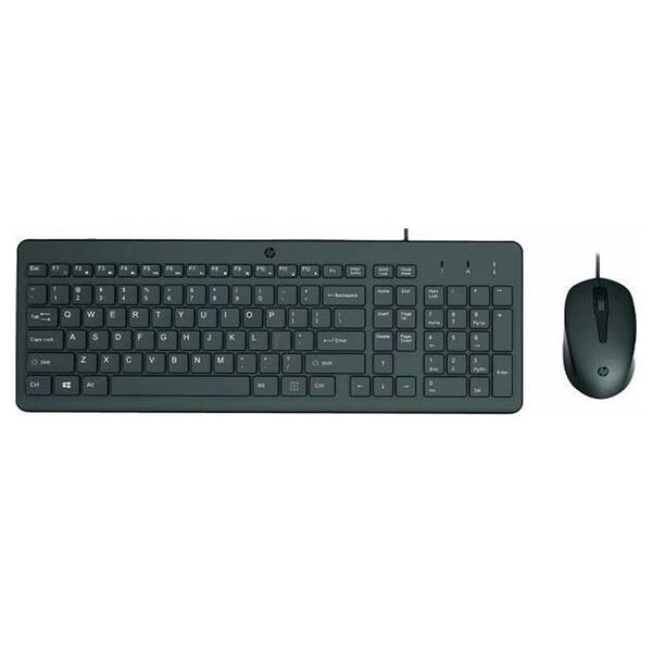 Klávesnice s myší HP 150, CZ layout černá

