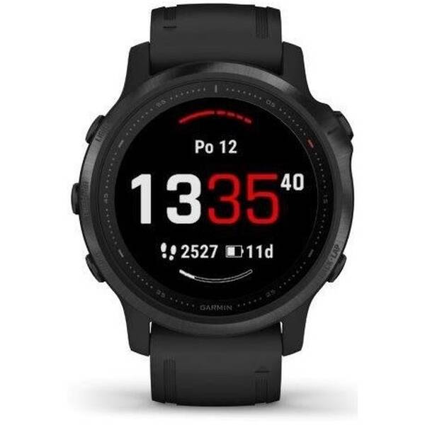 GPS hodinky Garmin fenix6S Glass (MAP/Music) - ZÁNOVNÍ - 12 měsíců záruka černý


