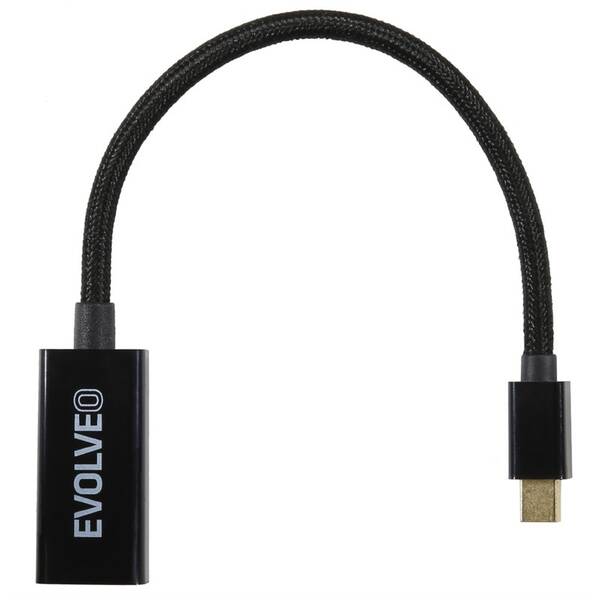 Redukce Evolveo Mini DisplayPort/HDMI černá

