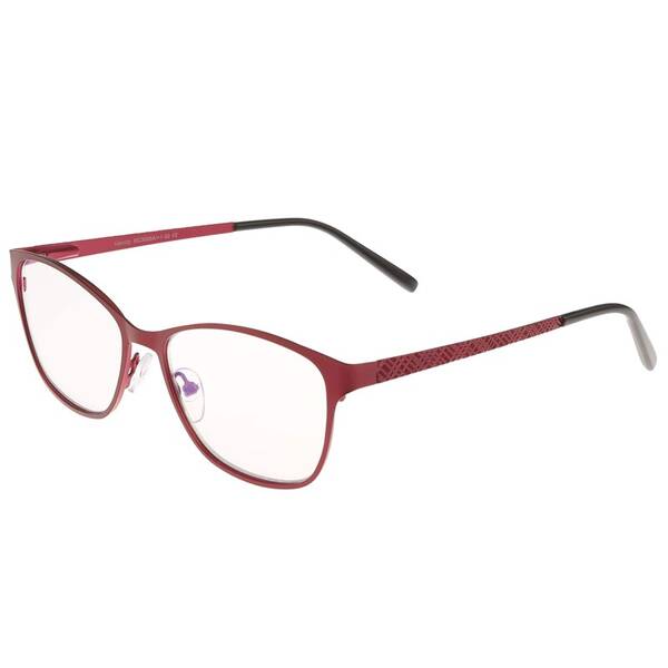 Počítačové brýle Identity s filtrem modrého světla, +2 červená barva
