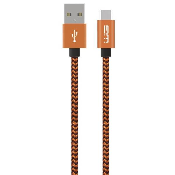 Kabel WG USB-A/USB-C, 1 m oranžový

