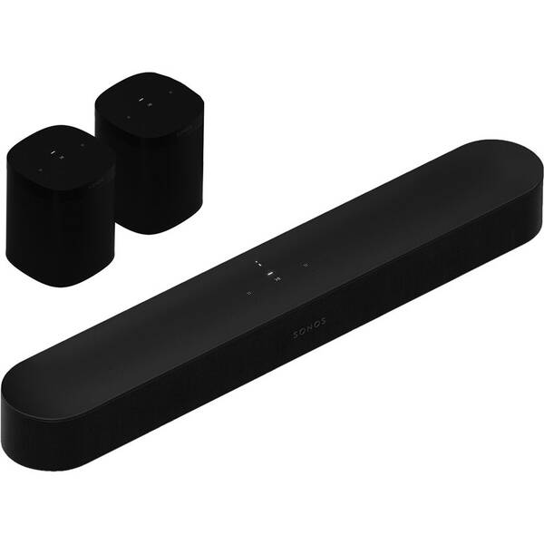 Soundbar SONOS BEAM 2 + repro SONOS One SL černý

