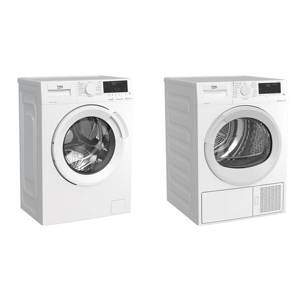 Set výrobků Beko EWUE86261CSH1W + EDF85241CSH1W 
