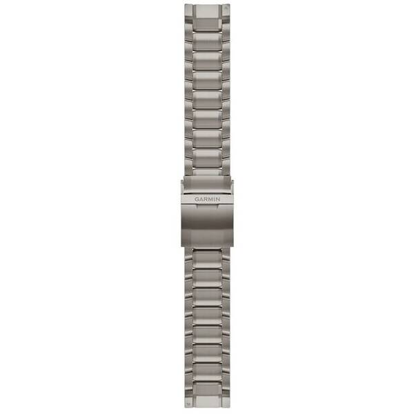 Řemínek Garmin QuickFit (22 mm), titanový stříbrný

