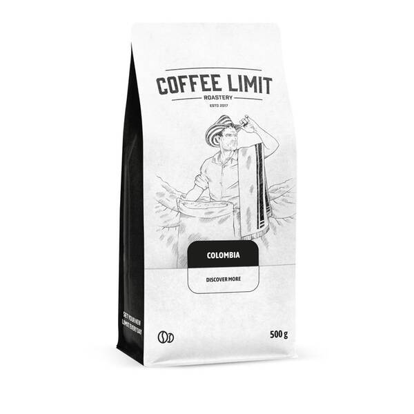 Káva zrnková COFFEE LIMIT Colombia Supremo 500 g 

