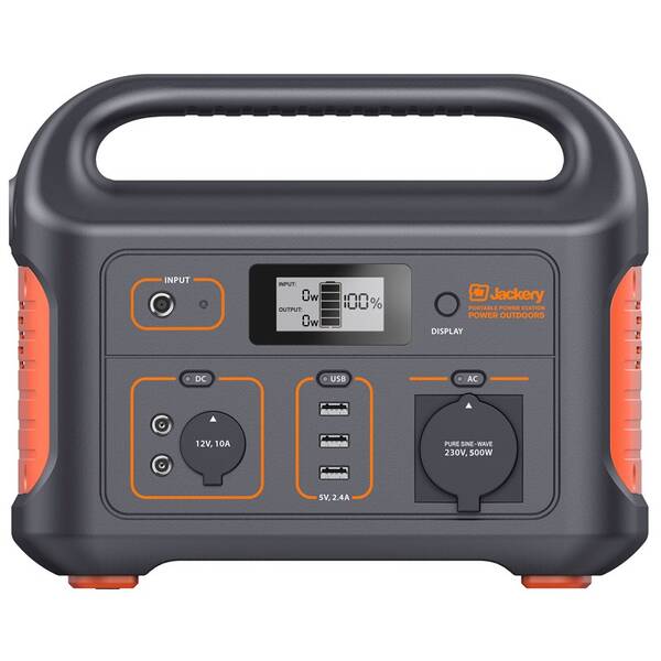 Nabíjecí stanice Jackery Explorer 500 (518 Wh) černá/oranžová

