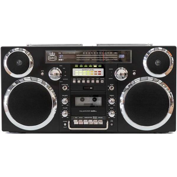 Radiomagnetofon s DAB+/CD GPO Brooklyn černý


