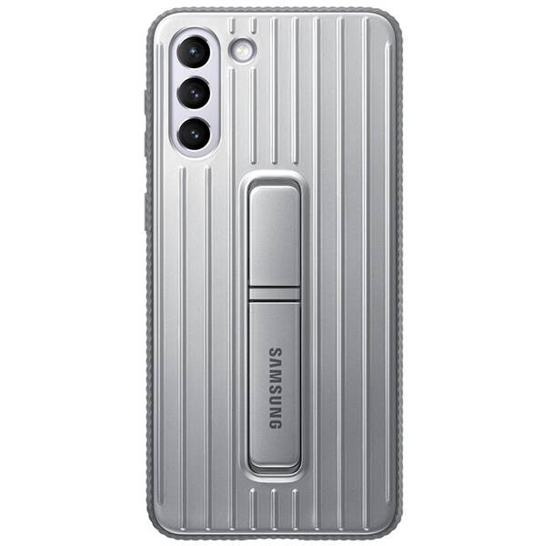 Kryt na mobil Samsung Standing Cover na Galaxy S21+ 5G šedý

