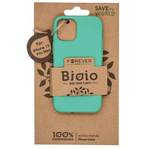 Kryt na mobil Forever Bioio na Apple iPhone 13 Pro Max - mint 

