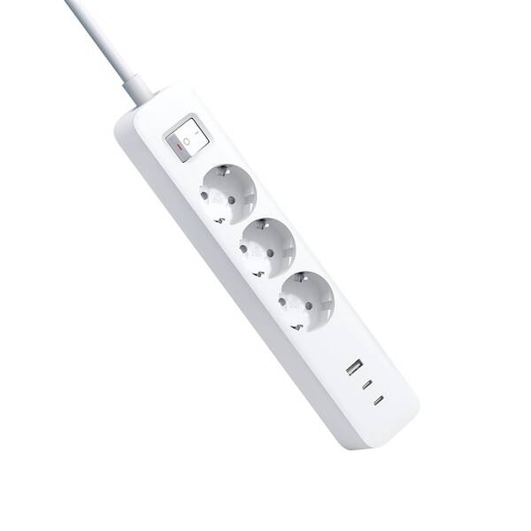 Kabel prodlužovací Xiaomi 20W Power Strip (2C1A) bílý

