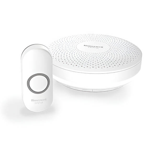 Zvonek bezdrátový Honeywell DCR313N, 150 m, 6 melodií, na baterie 

