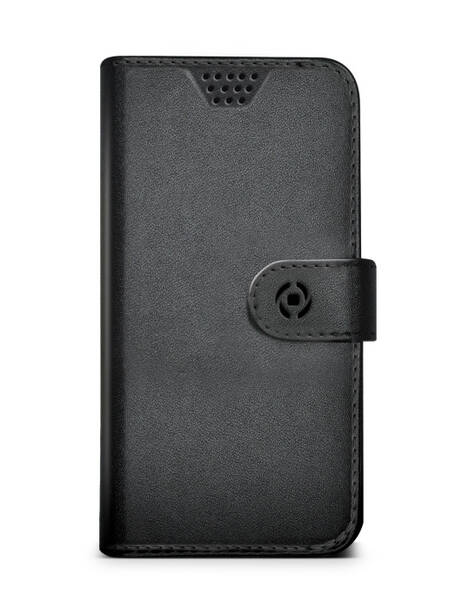 Pouzdro na mobil flipové Celly Unica, XL, 4.5" - 5" černé

