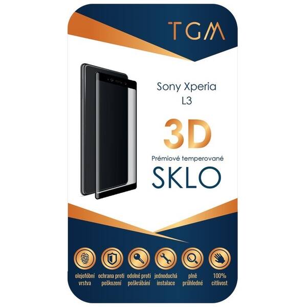 Tvrzené sklo TGM 3D na Sony Xperia L3 

