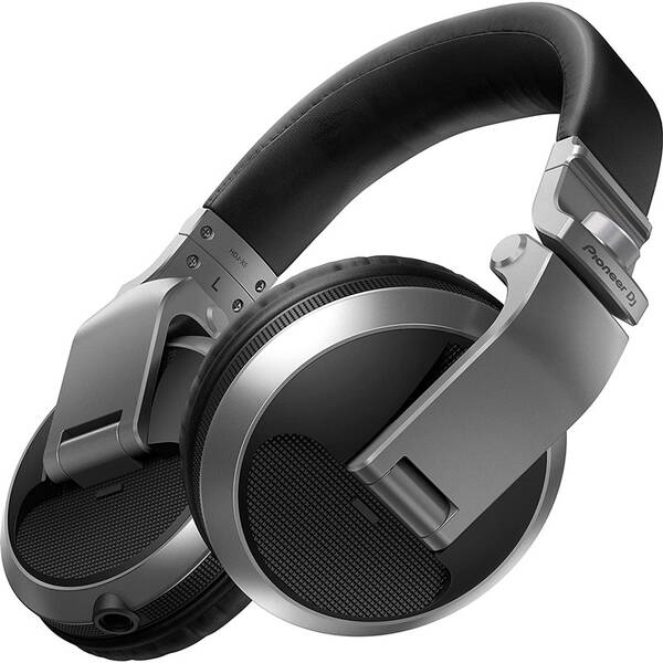 Sluchátka Pioneer DJ HDJ-X5-S stříbrná

