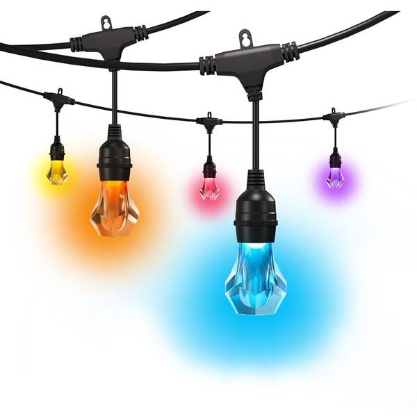 Party osvětlení Nanoleaf Outdoor String Lights Expansion Pack 15m 

