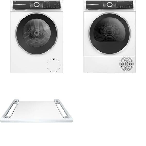 Set výrobků Bosch WGH256A6BY + WQH245B4BY + WTZ27500 bílý

