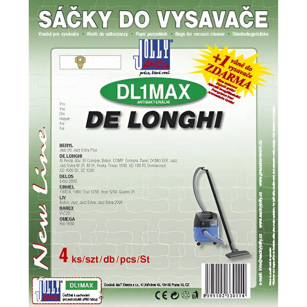 Sáčky do vysavače Jolly MAX DL 1 (4 ks) 

