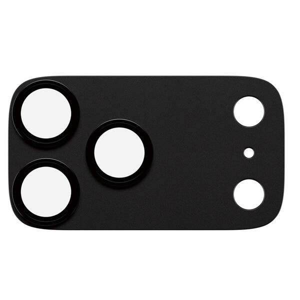 Tvrzené sklo PanzerGlass FENDER na Apple iPhone 18 Pro Max, ochranný hliníkový prvek fotoaparátu šedé


