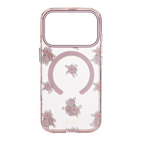Kryt na mobil WG Floral Magnet Apple iPhone 17 Pro růžový

