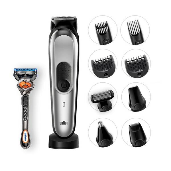 Zastřihovač multifunkční Braun MGK7020 stříbrný

