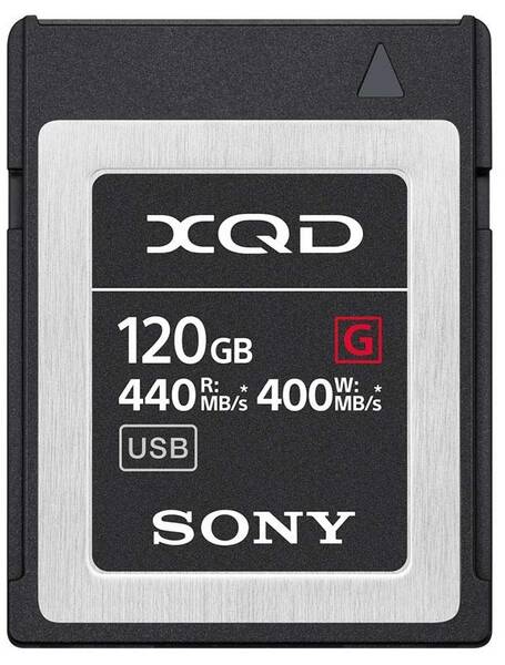 Paměťová karta Sony XQD G 120 GB (440R/400W) 

