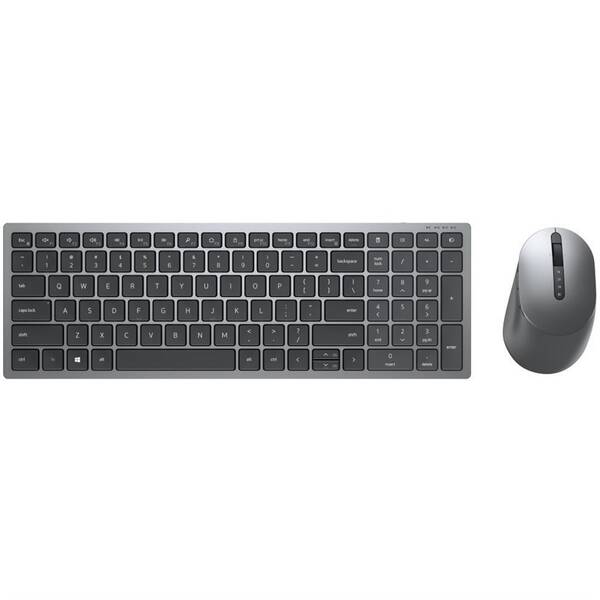 Klávesnice s myší Dell Multi-Device KM7120W, CZ/SK šedá

